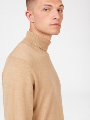 πλεκτά Ben Sherman Signature Roll Neck γκρι | VLH-426801