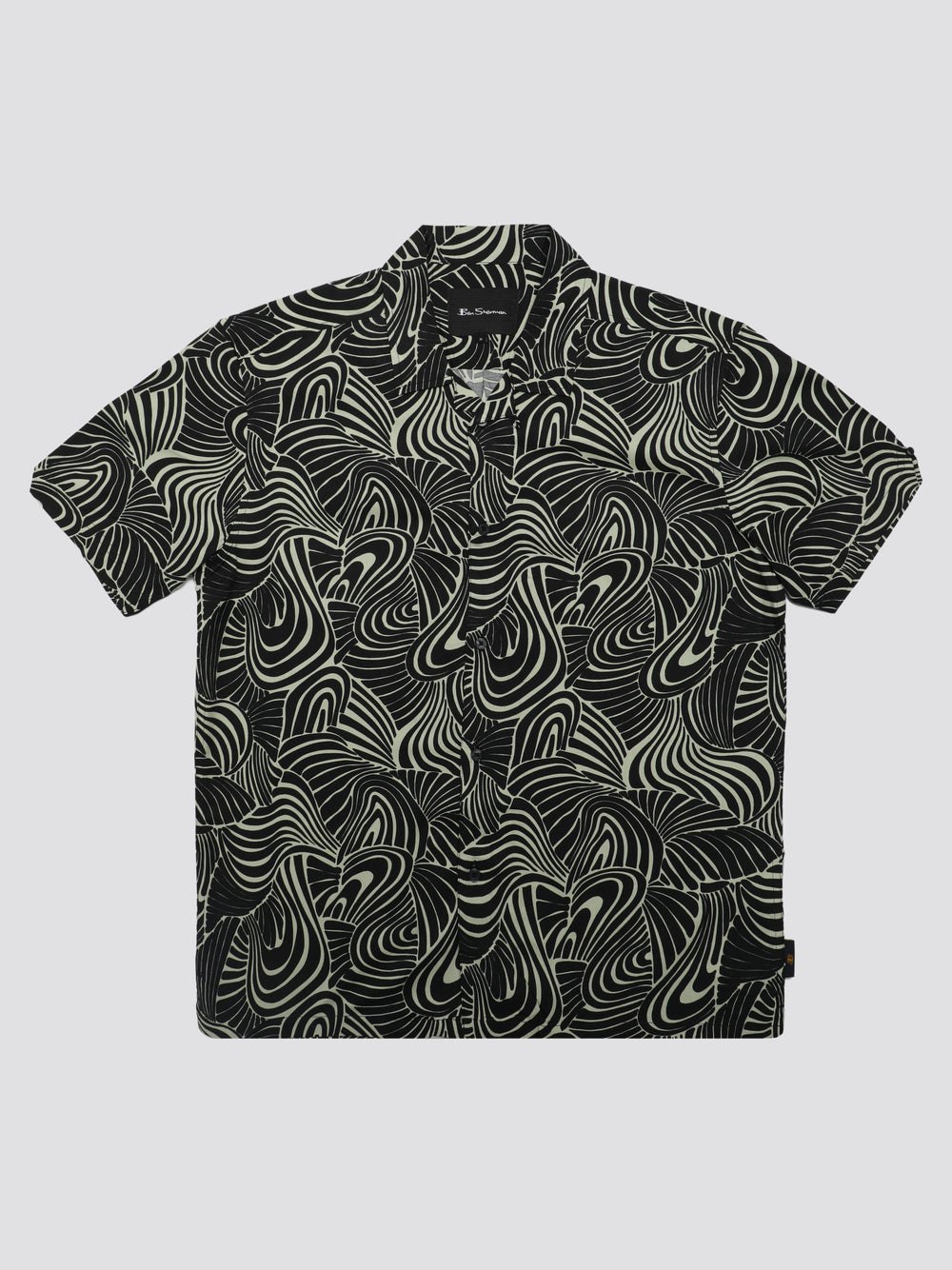 πουκαμισα Ben Sherman B by Ben Sherman Psychedelic Swirl Print μεντα | UNQ-249175