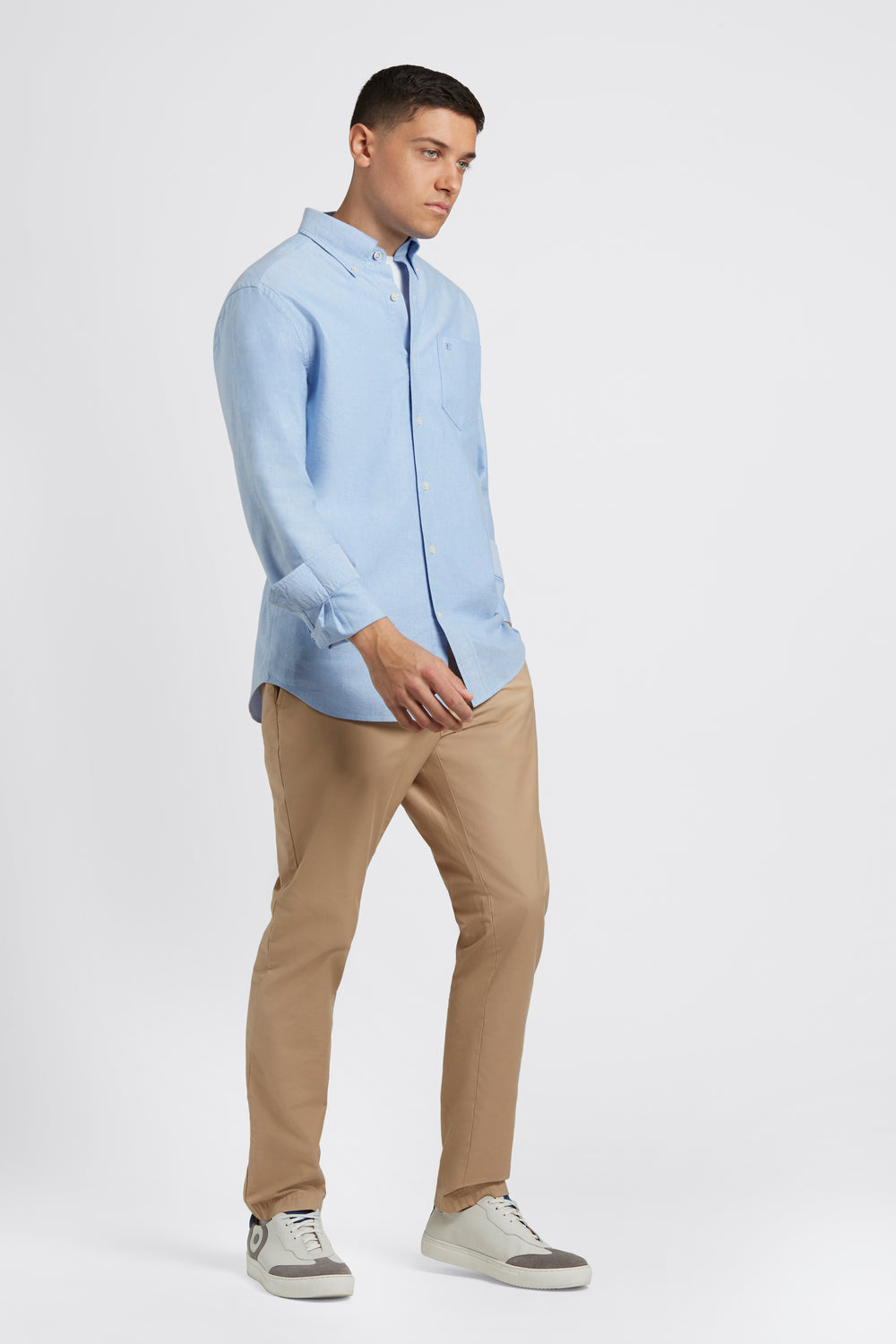 πουκαμισα Ben Sherman Brighton Oxford Organic μπλε | QPC-397401