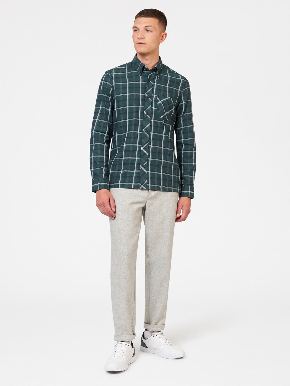 πουκαμισα Ben Sherman Grid Check πρασινο | BYW-391420