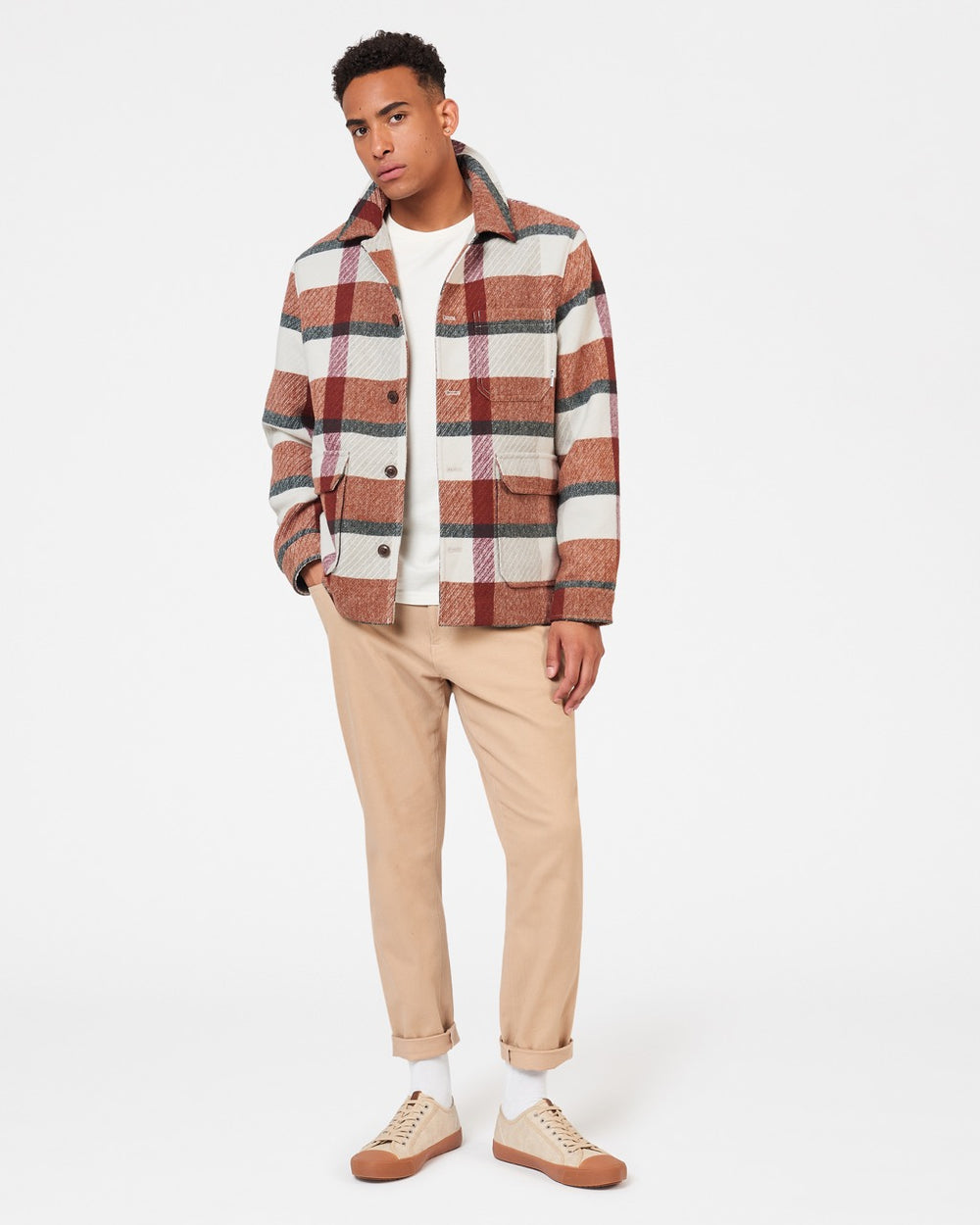 Μπουφαν Ben Sherman Plaid πορτοκαλι | QKX-389706