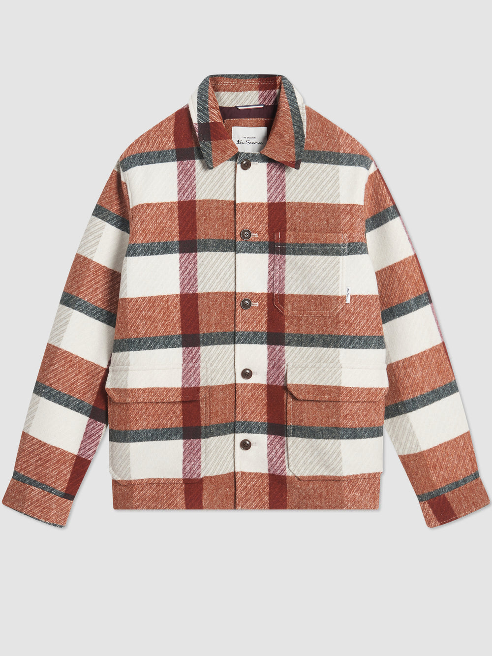 Μπουφαν Ben Sherman Plaid πορτοκαλι | QKX-389706