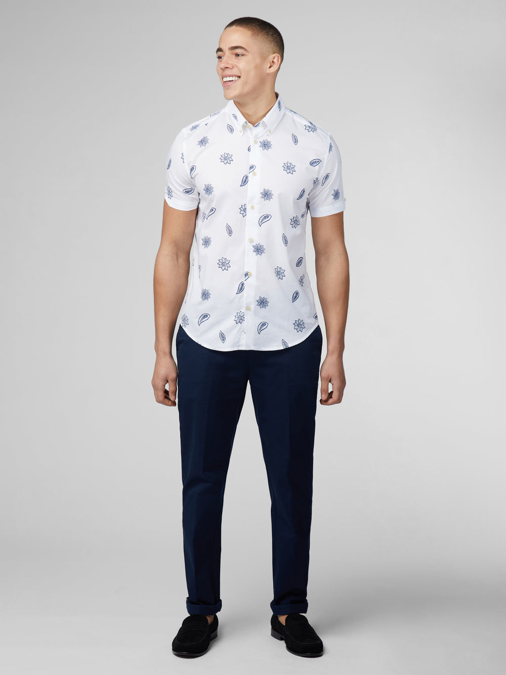 πουκαμισα Ben Sherman Signature Floral ασπρα | SRX-135279