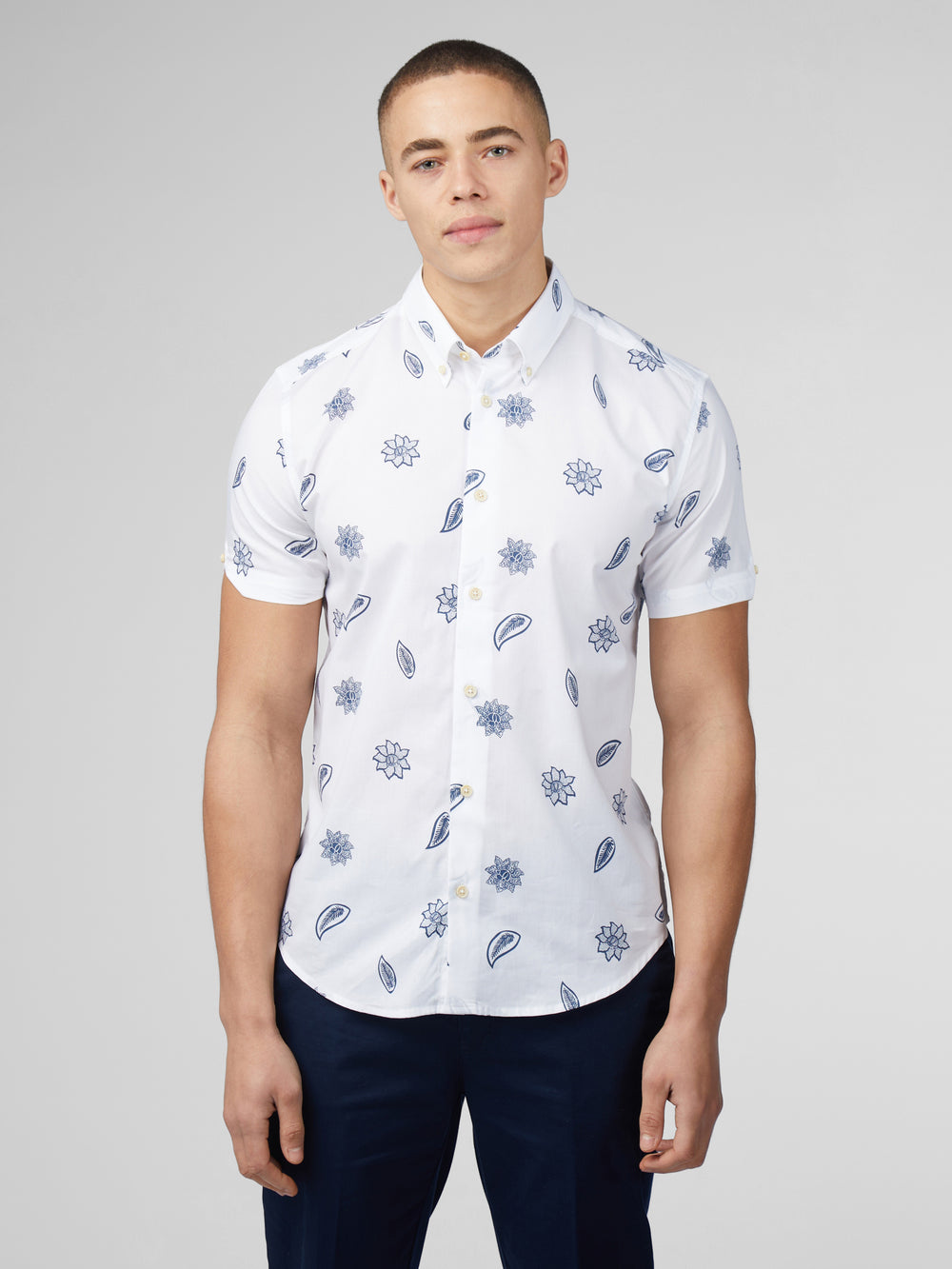 πουκαμισα Ben Sherman Signature Floral ασπρα | SRX-135279