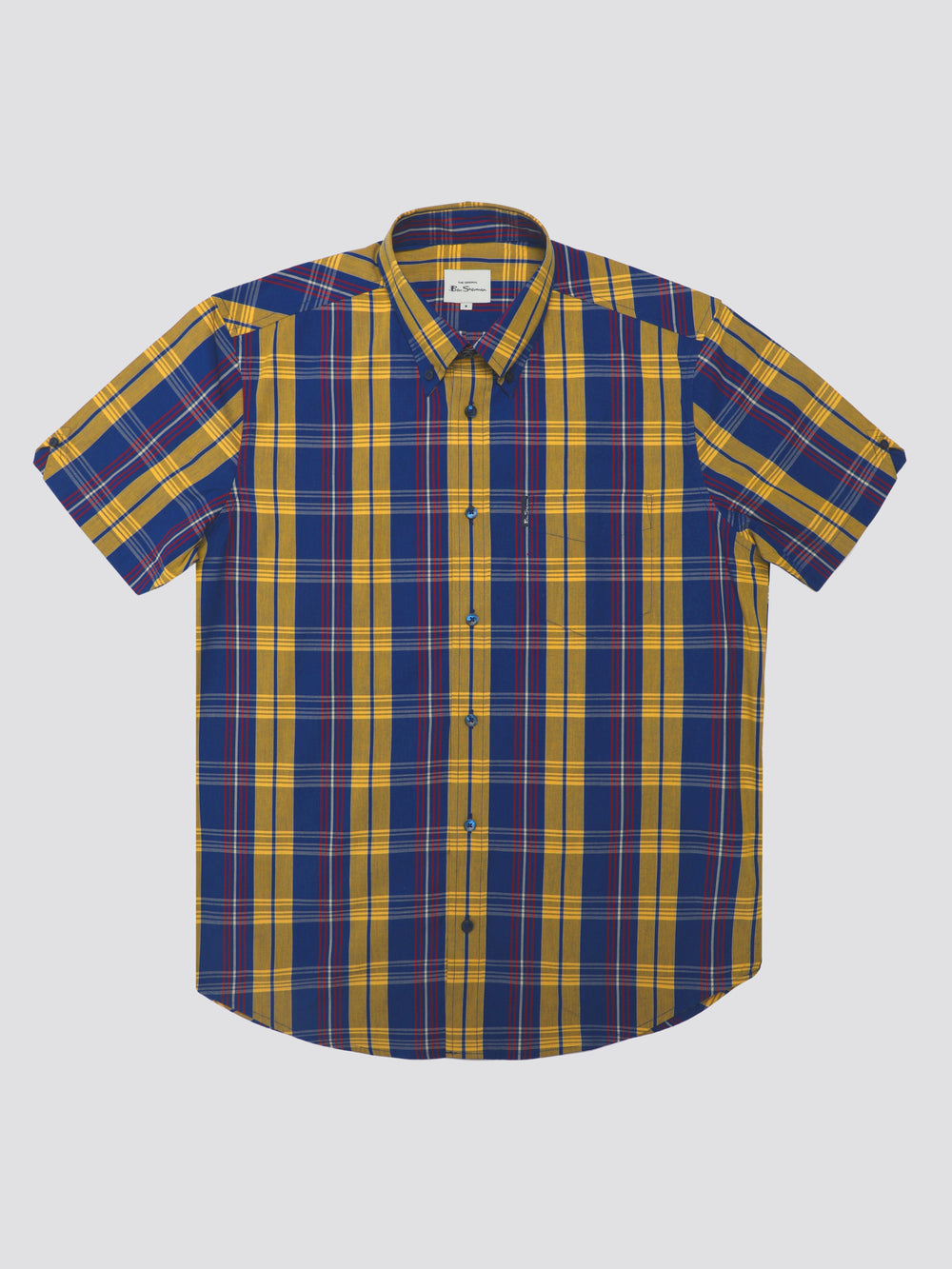 πουκαμισα Ben Sherman Signature Irregular Check μπλε | GXC-975314