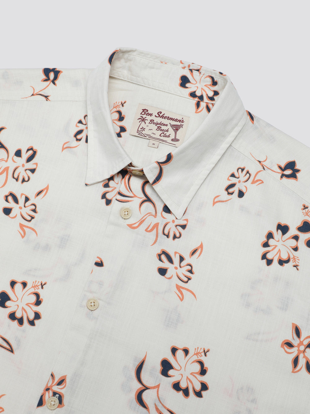 πουκαμισα Ben Sherman Signature Linear Floral ασπρα | CVG-042798