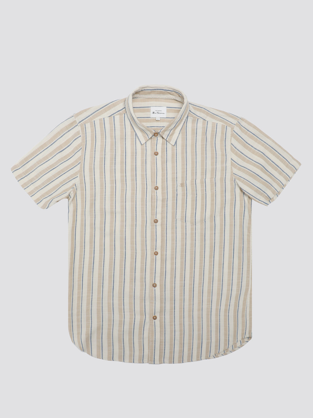 πουκαμισα Ben Sherman Signature Mod Stripe ασπρα | NSD-576938