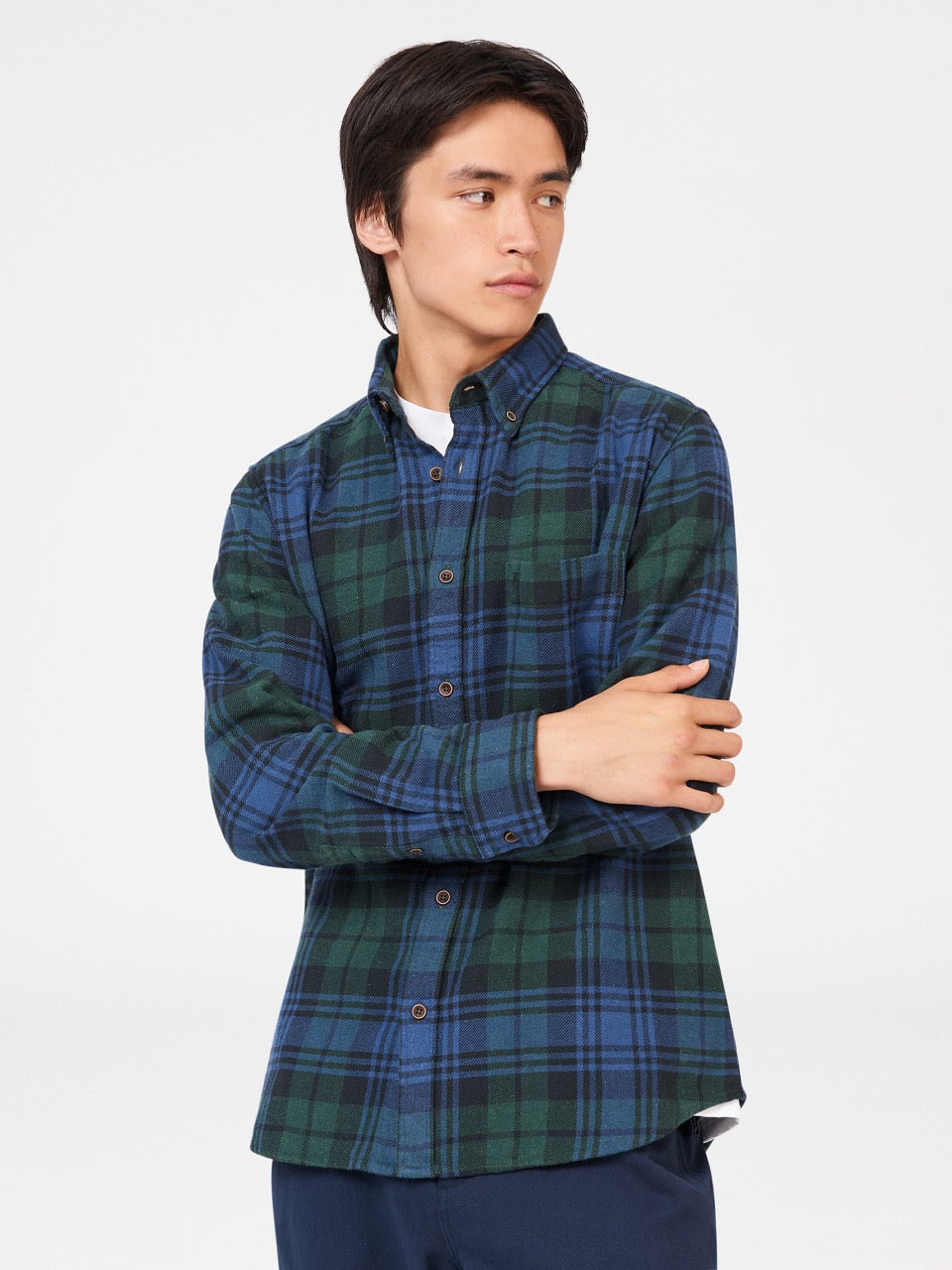 πουκαμισα Ben Sherman Signature Tartan Check πρασινο | QMR-892316